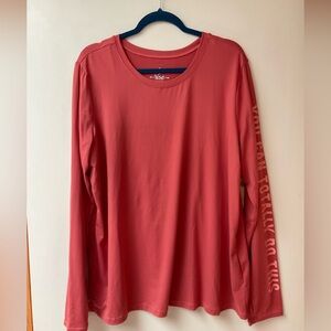 Rise Coral Long Sleeve Shirt